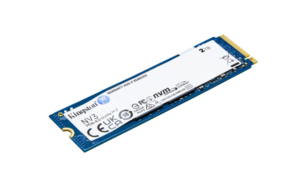 Kingston NV3 | 2TB NVMe SSD | M.2 Gen4 | 6.000MB/s Lezen | 5.000MB/s Schrijven - Matmuis