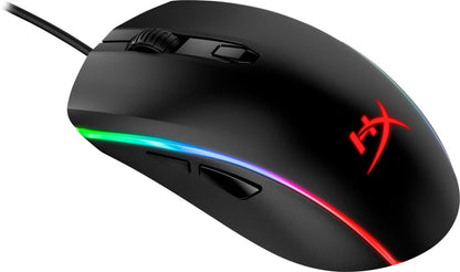 HyperX Pulsefire Surge | Bekabelde Gaming Muis | Rechtshandig | USB-A | 16000 DPI | Zwart - Matmuis - Matmuis