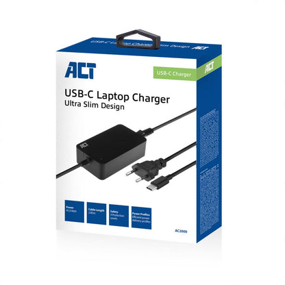 ACT AC2000 | Netvoeding | Binnengebruik | 45 W | Zwart - Matmuis