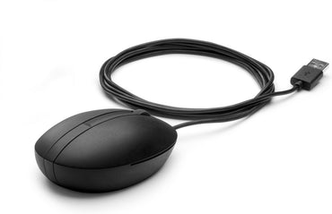 HP 320M | Bekabelde Muis | Links- en Rechtshandig | USB-A | 1000 DPI | Zwart - Matmuis - Matmuis