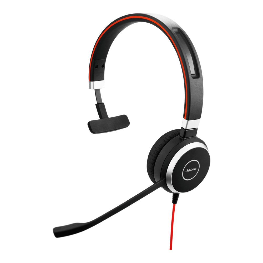 Jabra Evolve 40 MS | Mono Bedrade On-Ear Headset | Zwart - Matmuis - Matmuis