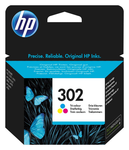 HP 302 | Originele Cyaan/Magenta/Geel Inktcartridge | 1 Stuk - Matmuis - Matmuis