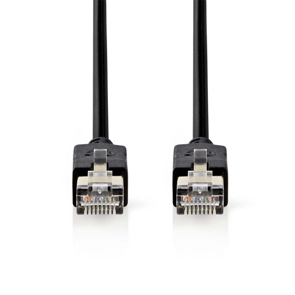 Nedis F/UTP Cat 6 Netwerkkabel | 2 m | Zwart - Matmuis - Matmuis