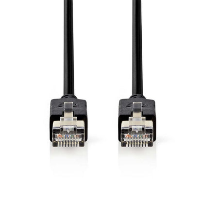 Nedis F/UTP Cat 6 Netwerkkabel | 2 m | Zwart - Matmuis - Matmuis