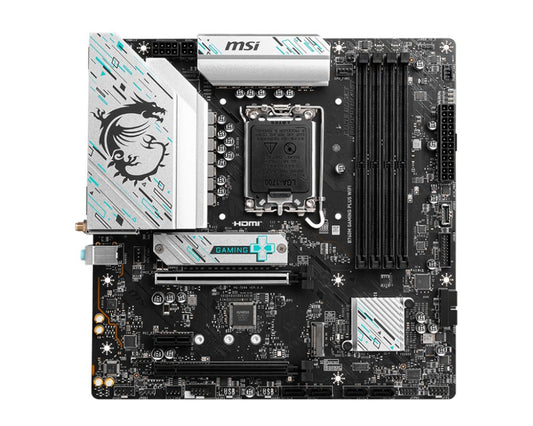 MSI B760M GAMING PLUS WIFI | Socket LGA 1700 | Intel B760 | 4xDDR5 | Micro-ATX | Moederbord - Matmuis - Matmuis