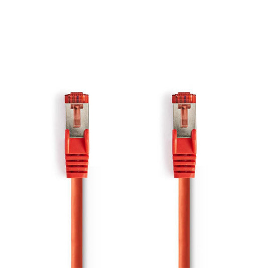 Nedis netwerkkabel | Cat6 | S/FTP (S-STP) | 2 m | Rood | CCGP85221RD20 - Matmuis - Matmuis