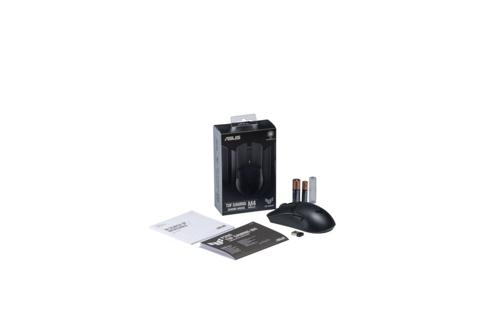 ASUS TUF Gaming M4 | Draadloze Gaming Muis | Rechtshandig | RF + Bluetooth | 12000 DPI | Zwart - Matmuis - Matmuis