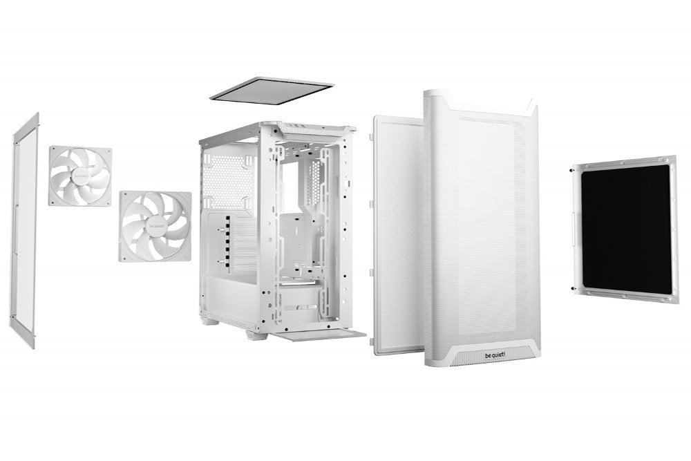be quiet! PURE BASE 501 Airflow Window | Midi Tower Case | Wit - Matmuis