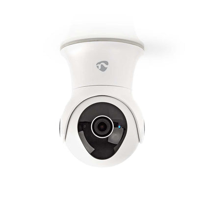 Nedis WIFICO20CWT | Wi-Fi Smart IP-buitencamera | Full HD 1080p | PTZ | Nachtzicht 15 m | Tweeweg-audio | IP65 | Wit - Matmuis