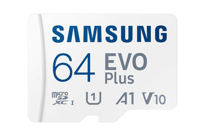 Samsung EVO Plus | MicroSDXC | 64GB | Class 10 | UHS-I U1 | Inclusief adapter - Matmuis - Matmuis