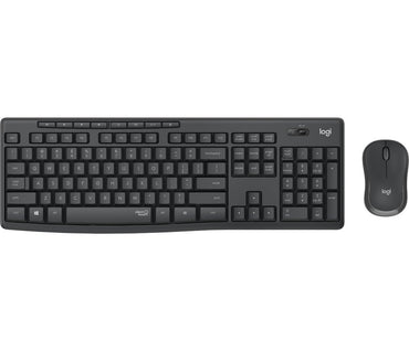 Logitech MK295 Silent | Draadloze Muis-en-Toetsenbordcombo | USB-ontvanger | QWERTY | Zwart - Matmuis - Matmuis