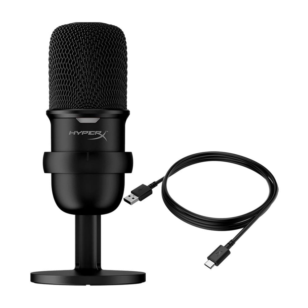 HyperX SoloCast | USB Condensator Gaming Microfoon | Zwart - Matmuis - Matmuis