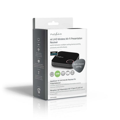 Nedis VWFI3450BK | Draadloze HDMI-ontvanger | 4K Ondersteuning | Wi-Fi | Zwart - Matmuis