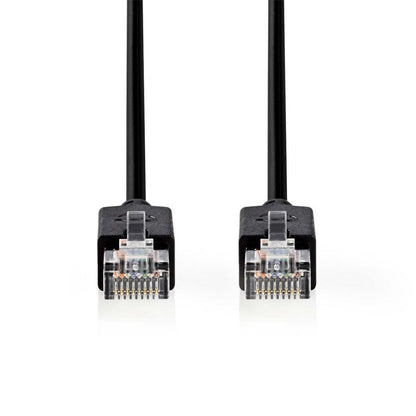 Nedis F/UTP Cat 6 Netwerkkabel | 2 m | Zwart - Matmuis - Matmuis