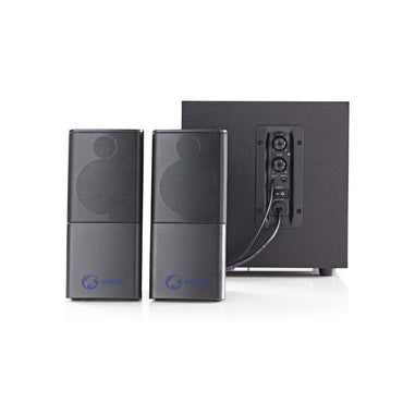 Nedis GSPR10021BK | 2.1 Luidsprekerset | 11W RMS | Zwart - Matmuis - Matmuis