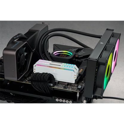 Corsair Dominator Platinum RGB Wit | 32GB 2x16GB DDR5 | 5600MHz | DIMM | CL40 | Geheugenmodule | RAM - Matmuis - Matmuis