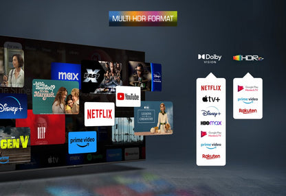 TCL 75C69B 75" | Ultra HD 4K QLED Smart TV | Google TV + Wifi | Dolby Vision | Quantum Dot voor Realistische Kleuren | 60Hz - Matmuis - Matmuis
