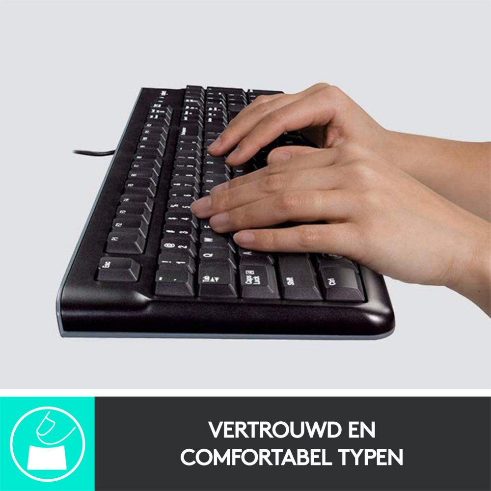 Logitech K120 | Zakelijk Bedraad Toetsenbord | QWERTY - Matmuis - Matmuis