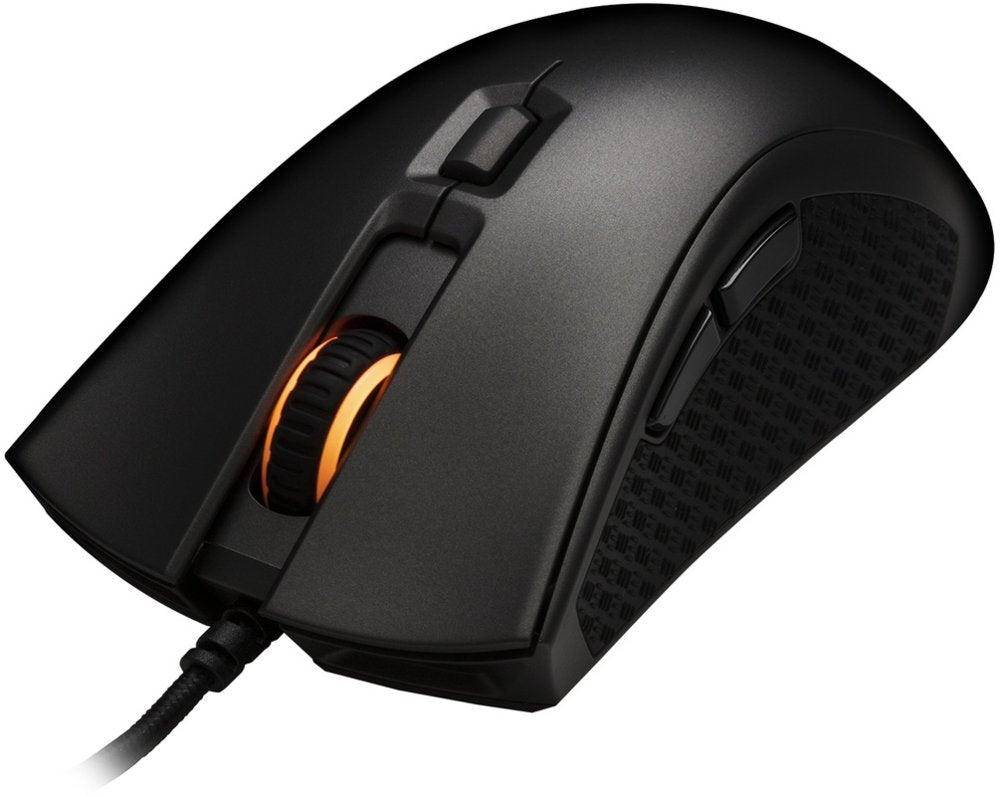 HyperX Pulsefire | Bekabelde Gaming Muis | Rechtshandig | USB-A | 16000 DPI | Zwart - Matmuis - Matmuis