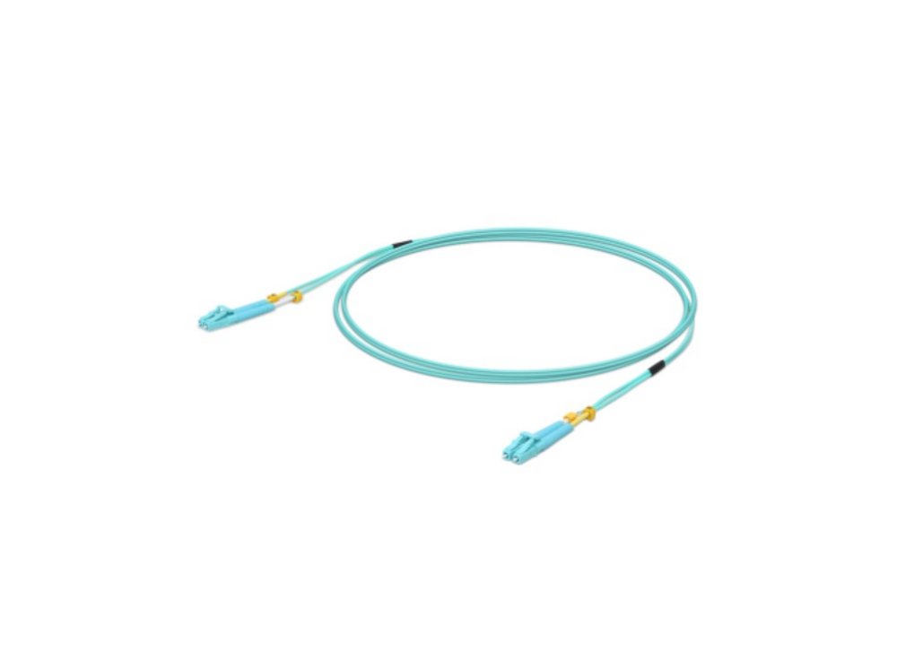 Ubiquiti Networks UniFi ODN | 3 m Glasvezelkabel | LC naar LC | OM3 | Aqua - Matmuis