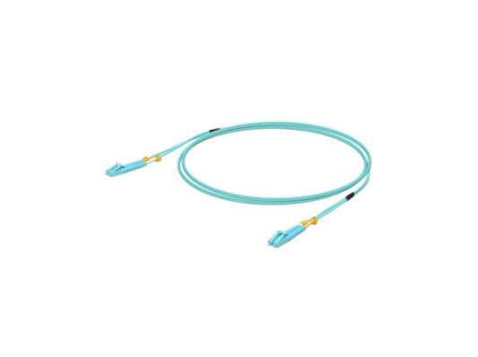 Ubiquiti Networks UniFi ODN | 3 m Glasvezelkabel | LC naar LC | OM3 | Aqua - Matmuis