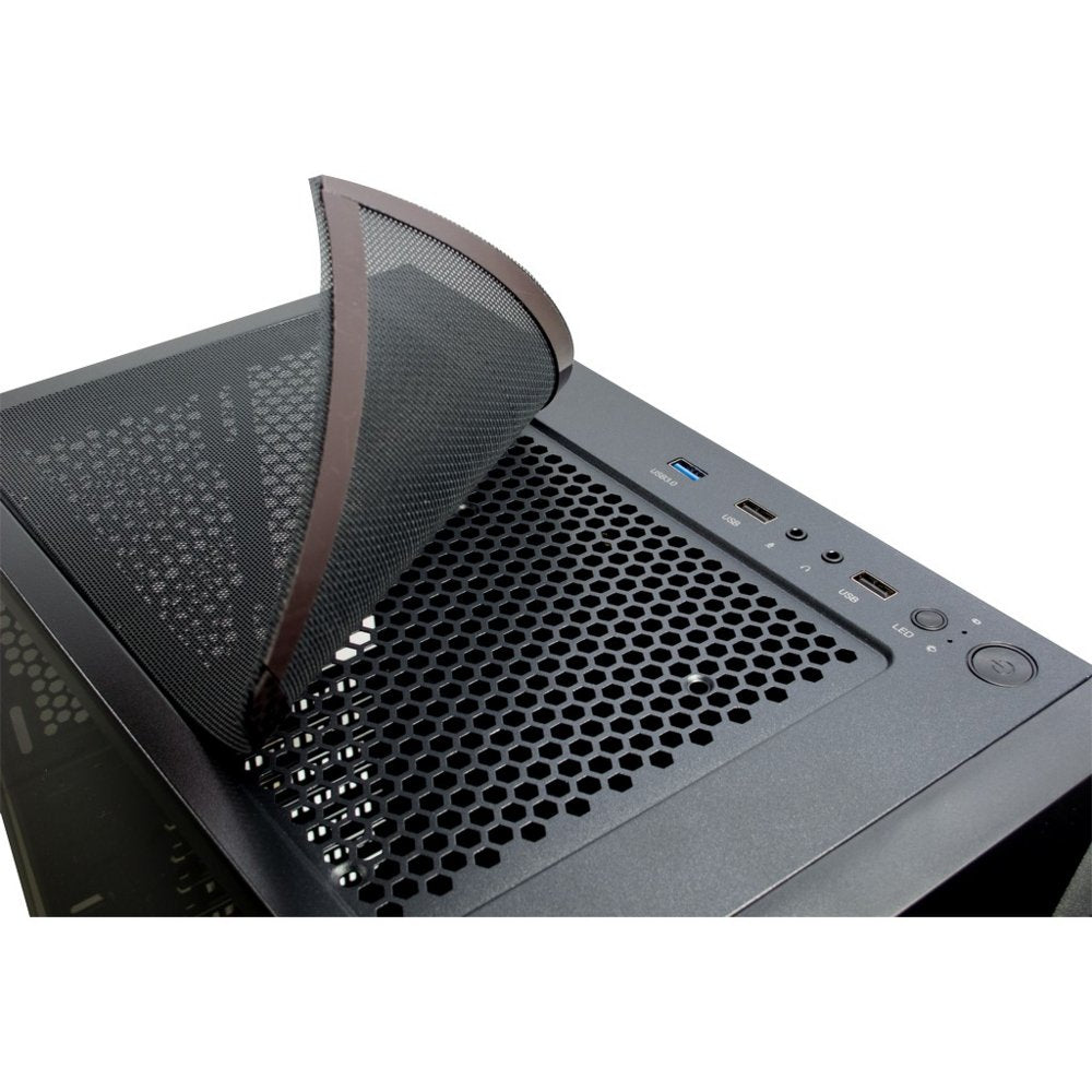 Inter-Tech IT-3306 CAVY RGB | Tower Case | Zwart - Matmuis