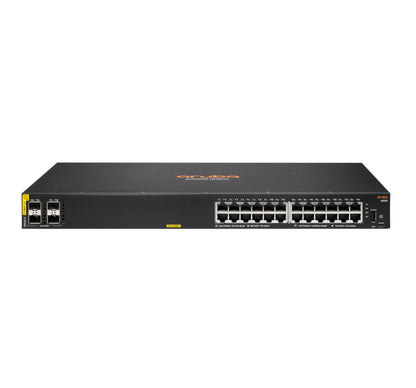 HPE Aruba 6000 24G PoE Switch | Managed L2 | 24 Poorten | Gigabit Ethernet | 4x SFP | 370W PoE Budget | 1U Rackmount - Matmuis