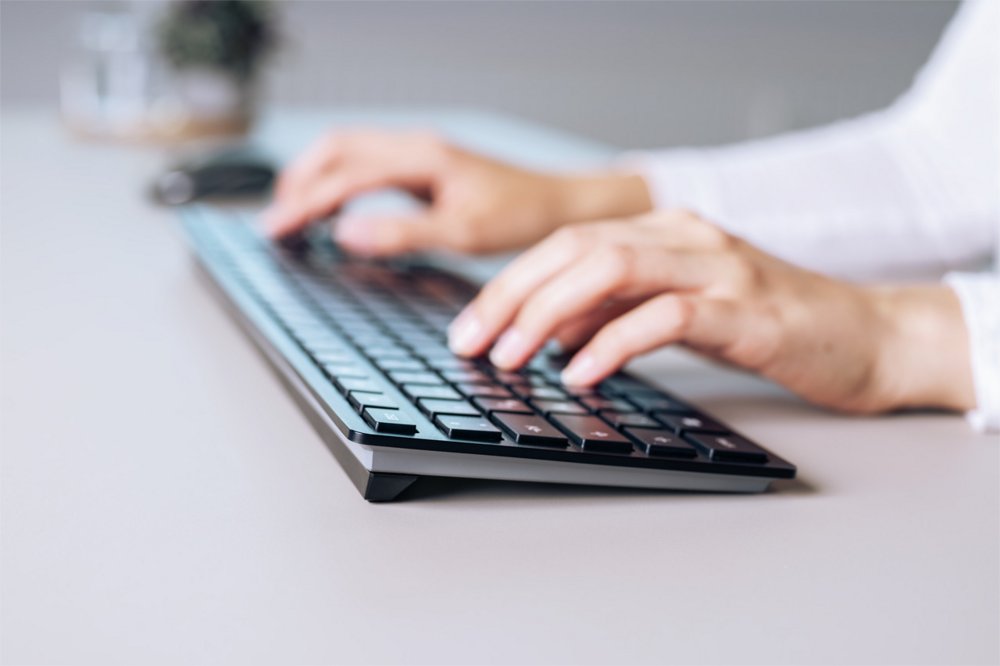 Cherry KW 9100 Slim | Draadloos Toetsenbord | QWERTY - Matmuis - Matmuis
