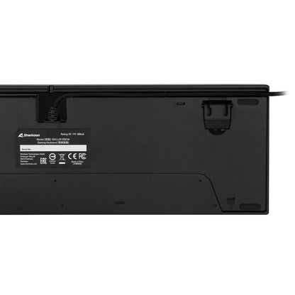 Sharkoon SKILLER SGK20 | Mechanisch Gaming Toetsenbord | Huano Red Switches | RGB | QWERTY - Matmuis