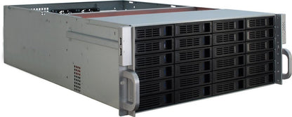 Inter-Tech 4U-4424 | Server Rack Case | Zwart/Zilver - Matmuis