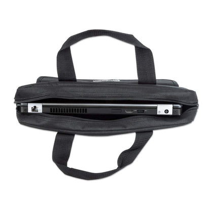 Manhattan London 15.6" Laptop Aktetas | Zwart - Matmuis - Matmuis