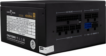 White Shark Admiral | 850 Watt Gold ATX 3.0 PSU | PCIe 5.0 | Power Supply | Voeding - Matmuis - Matmuis