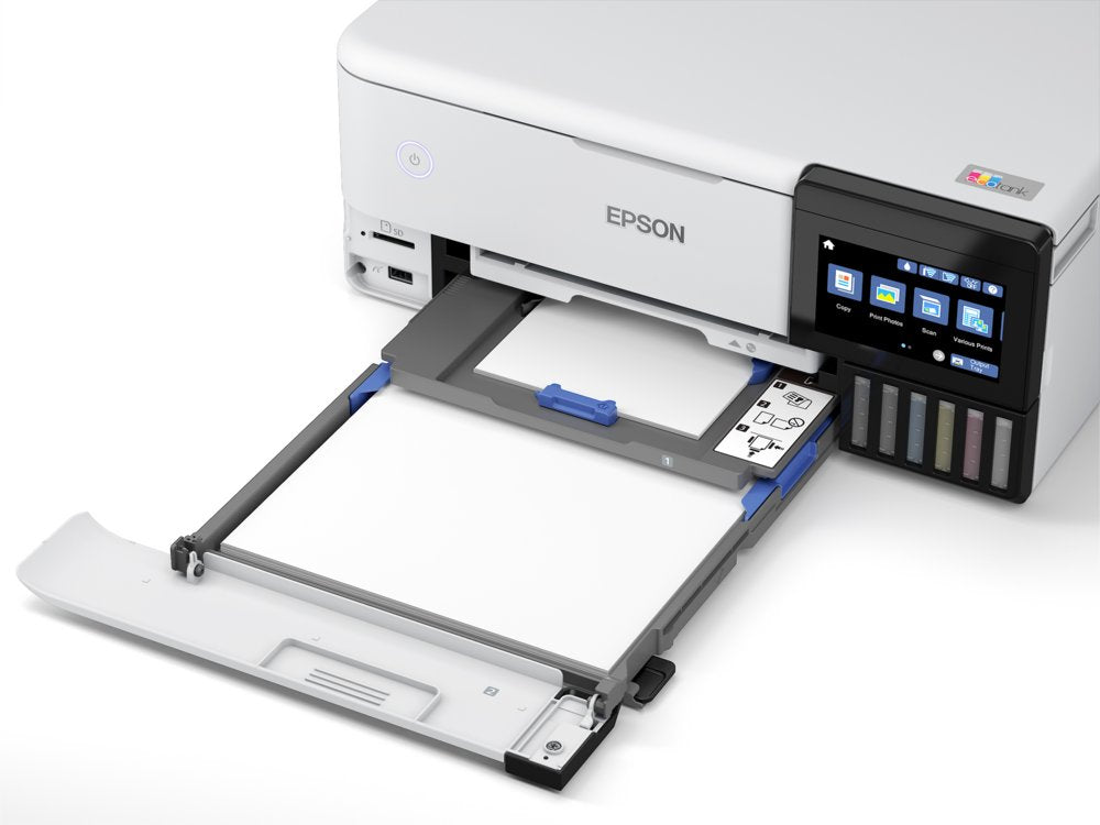Epson EcoTank ET-8500 | All-in-One Inkjetprinter | 6-Kleuren Inktsysteem | A4 | Wi-Fi | Wit - Matmuis - Matmuis