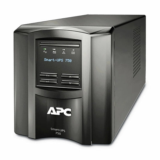 APC Smart-UPS SMT750IC | 750 VA | 6x IEC C13 Stopcontacten | Pure Sine Wave Output | SmartConnect & AVR Technologie - Matmuis