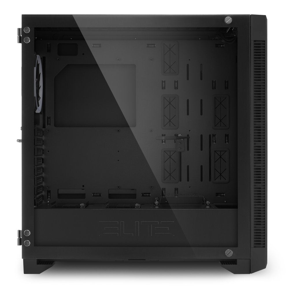 Sharkoon ELITE SHARK CA200G | Midi Tower Behuizing | Zwart - Matmuis