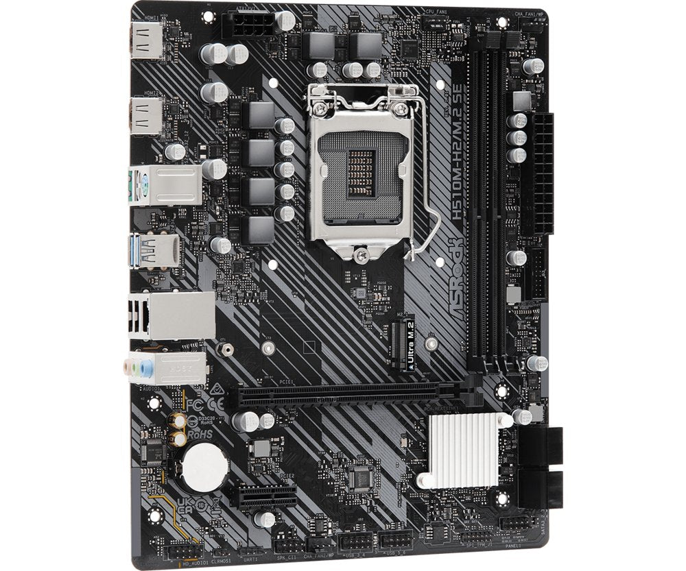 Asrock H510M-H2/M.2 SE | Socket LGA 1200 | Intel H470 | 2xDDR4 | Micro-ATX | Moederbord - Matmuis - Matmuis
