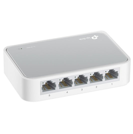 TP-Link TL-SF1005D | Unmanaged Switch | 5-poorts Fast Ethernet (10/100 Mbps) | Wit - Matmuis
