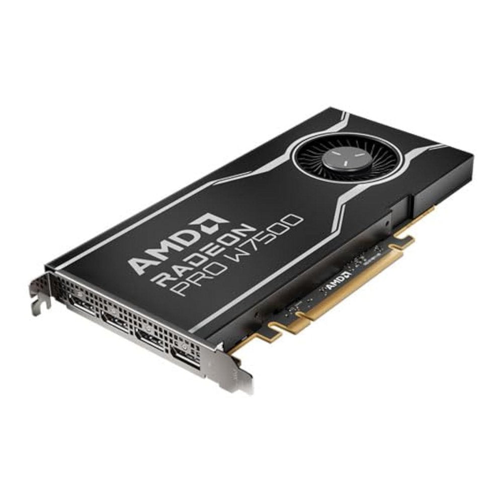 AMD Radeon PRO W7500 | 8GB GDDR6 | PCIe 4.0 x8 | 4x DisplayPort 2.1 | Workstation Videokaart