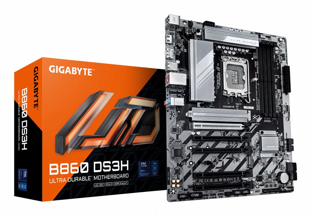 Gigabyte B860 DS3H | Socket LGA 1851 (V1) | Intel B860 | 4xDDR5 | ATX | Moederbord - Matmuis - Matmuis