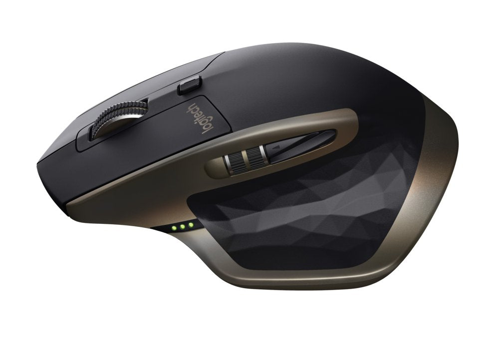Logitech MX Master | Draadloze Muis | Rechtshandig | RF + Bluetooth | 1600 DPI | Zwart/Brons - Matmuis - Matmuis