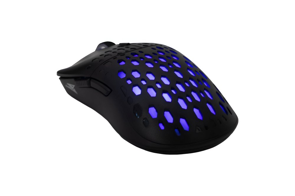 Baracuda OCTOPUS RGB | Bekabelde Gaming Muis | Rechtshandig | USB-A | 3600 DPI | Zwart - Matmuis