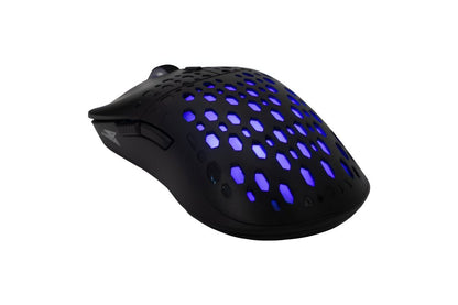 Baracuda OCTOPUS RGB | Bekabelde Gaming Muis | Rechtshandig | USB-A | 3600 DPI | Zwart - Matmuis