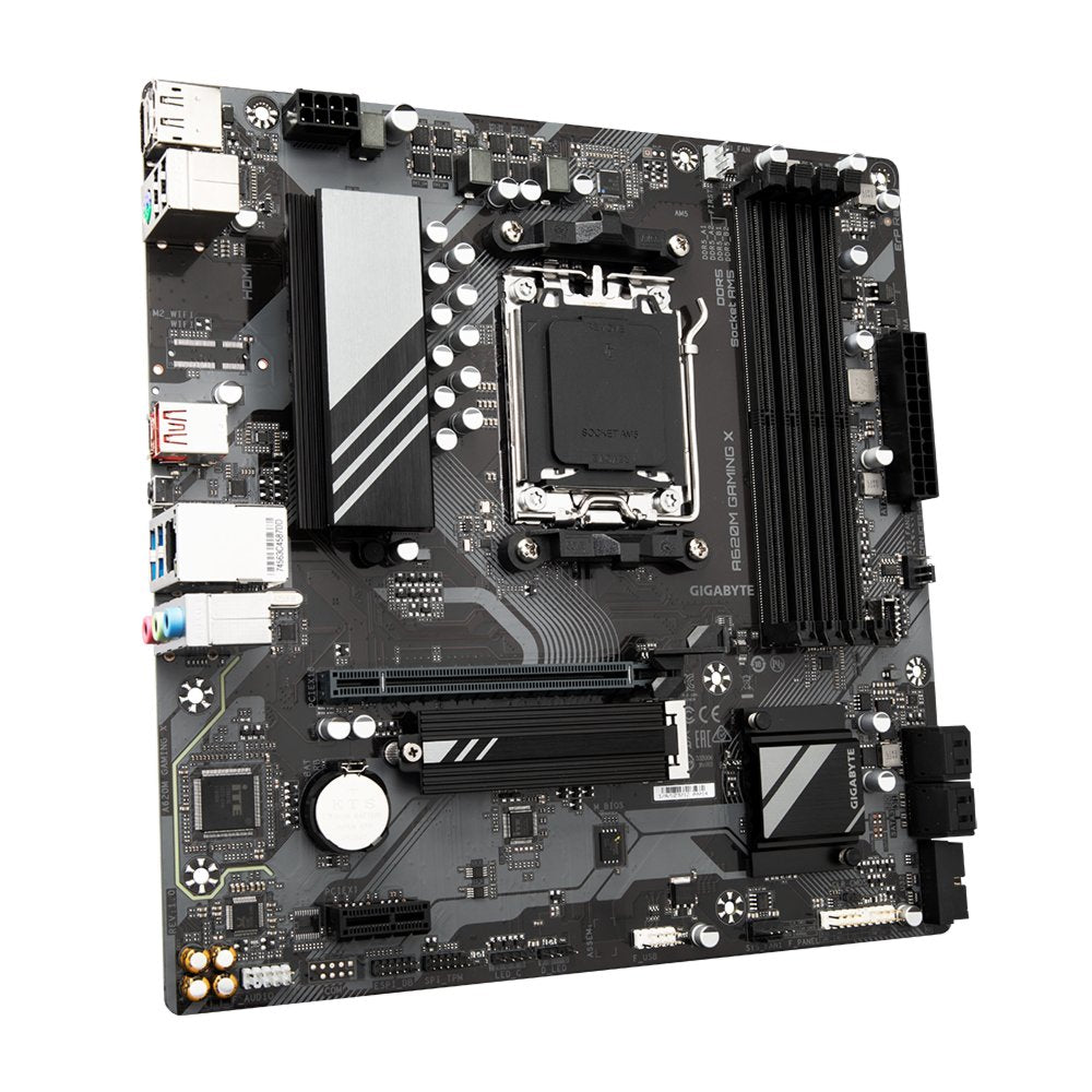 Gigabyte A620M GAMING X | Socket AM5 | AMD A620 | 4xDDR5 | Micro-ATX | Moederbord - Matmuis - Matmuis