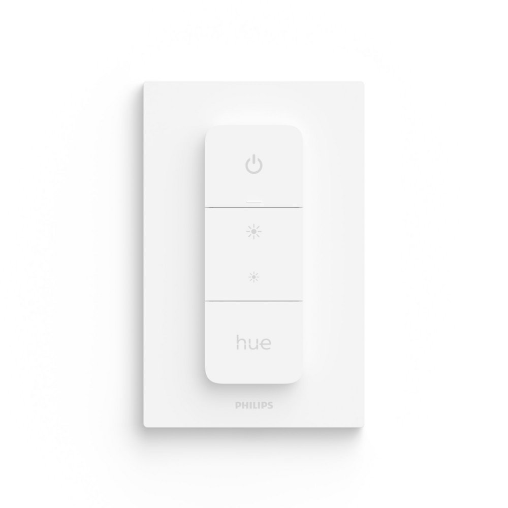 Philips Hue Dimmer Switch | Draadloze Lichtschakelaar | Eenvoudige Installatie | Compatibel met Philips Hue Bridge - Matmuis - Matmuis