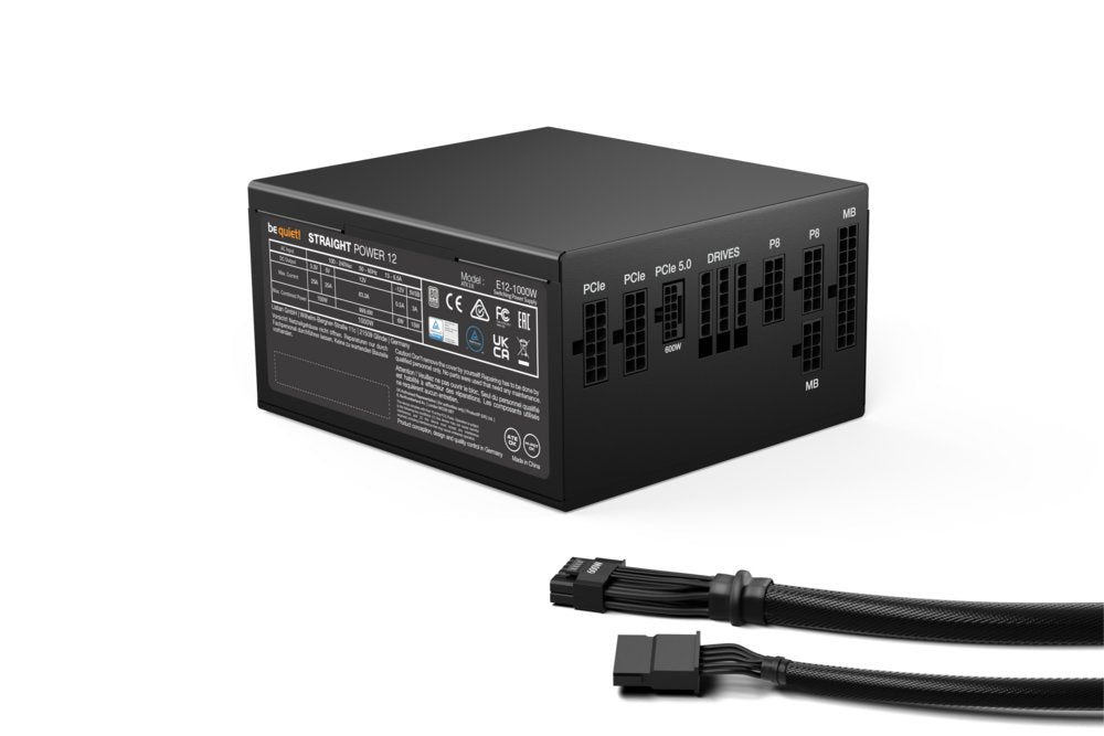 be quiet! BN338 | 1000 Watt Platinum ATX 3.0 PSU | Modulair | Power Supply | Voeding - Matmuis - Matmuis