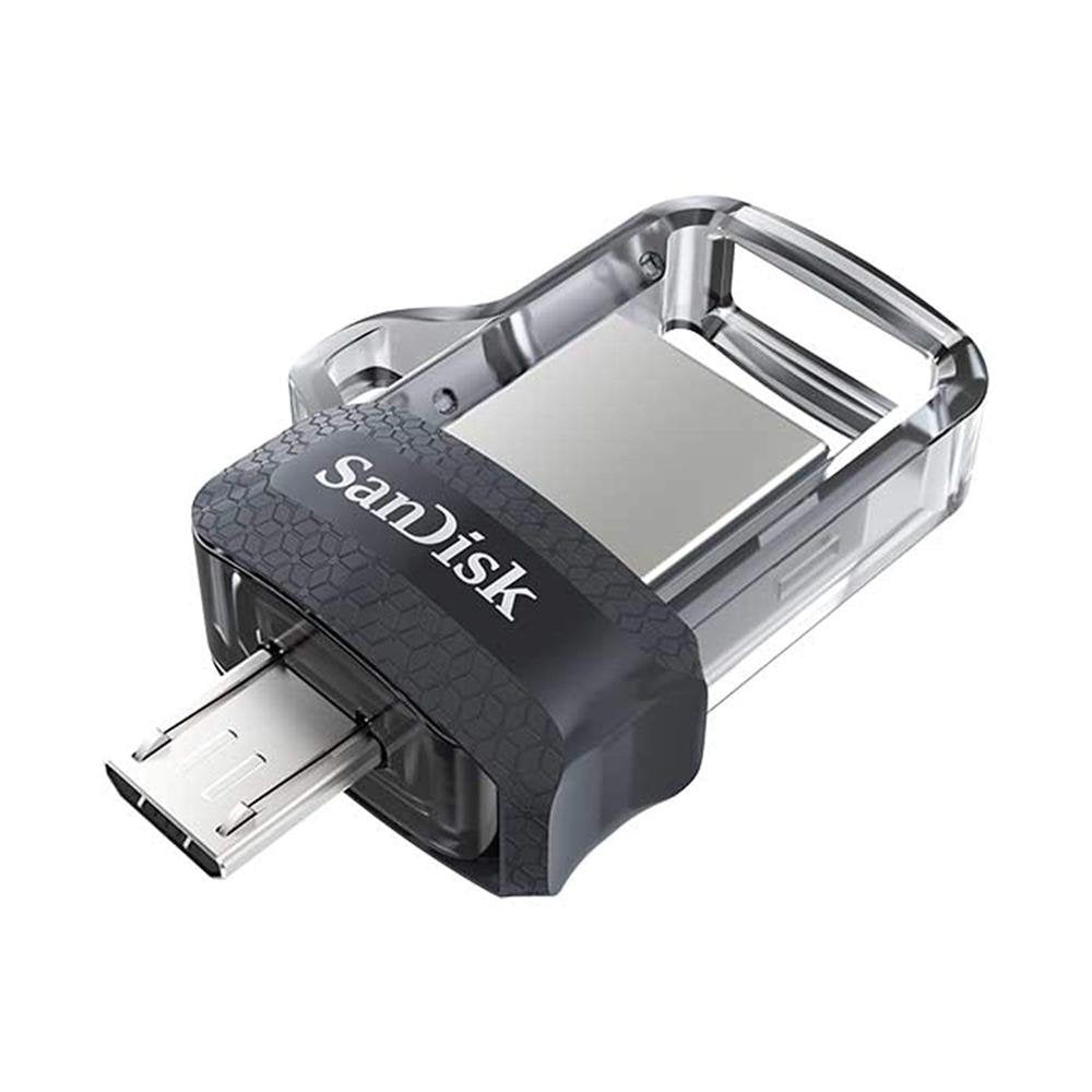 Hama 173385 | 64GB USB Flash Drive | USB Type-A / Micro-USB | Zwart, Transparant - Matmuis