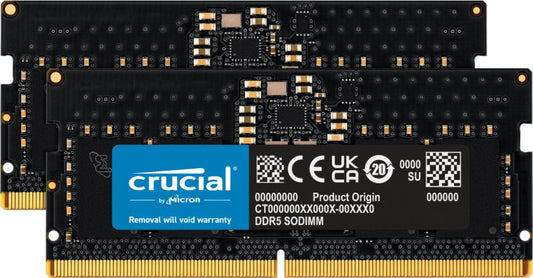 Crucial | 16GB 2x8GB DDR5 | 4800MHz | SODIMM | CL40 | Geheugenmodule | RAM - Matmuis - Matmuis