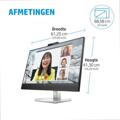 HP E27m G4 34" | 2560x1440 | 75Hz | USB-C | Conference Monitor - Matmuis - Matmuis