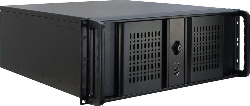 Inter-Tech IPC 4U-4098-S | Server Rack Case | Zwart - Matmuis