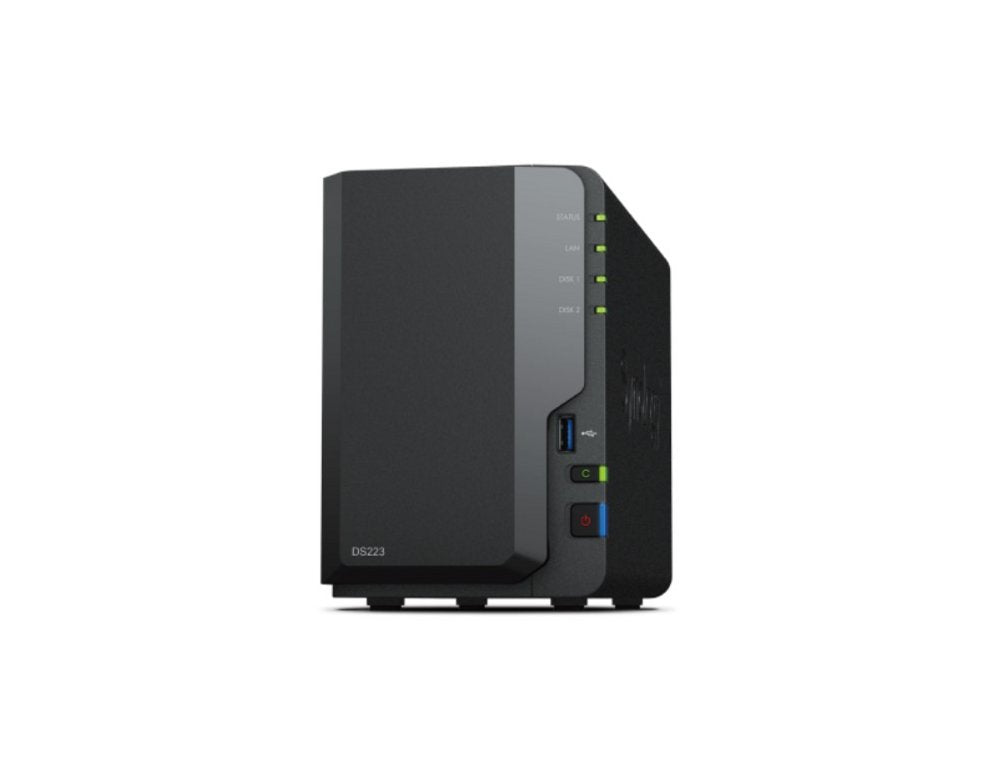 Synology DiskStation DS223 NAS | 2 Drive Bays | 1x Gigabit Ethernet | Zwart - Matmuis - Matmuis